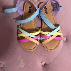 FabKids Colorful Strappy Kids Sandals